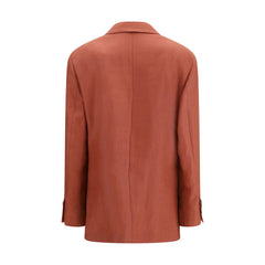Brunello Cucinelli Mehrfarbiger Leinenblazer