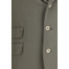 Brunello Cucinelli Bicolor Silk Coat