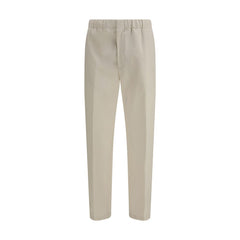 Lardini Beige Freizeithose aus Baumwolle