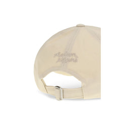 Maison Kitsuné Beige Baumwoll-Cap (Baseballkappe)