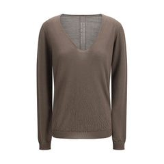 Rick Owens Gray Wool Oves Aries Sweatshirt