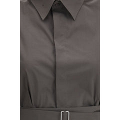 SA SU PHI Gray Cotton Shortsleeve Shirt