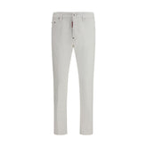 Dsquared² Weiße Jeans aus Baumwoll-Denim
