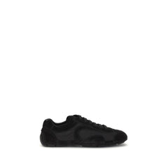 Prada Sneaker aus Kalbsleder, Schwarz