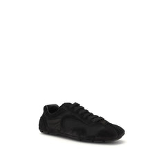 Prada Sneaker aus Kalbsleder, Schwarz