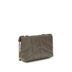 Saint Laurent Gray Lamb Ovis Aries Aries Shoulder Bag