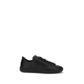 Valentino Garavani Black Calf Leather Bos Taurus Sneakers