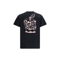 GCDS Grau Baumwoll-T-Shirt