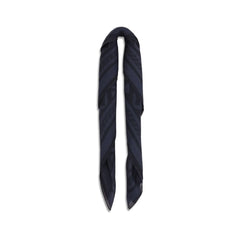 Fendi Blue Wool Oves Aries Scarf
