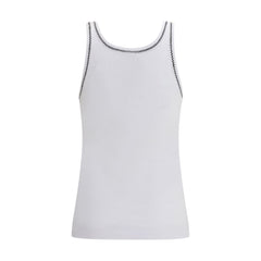 PINKO White Cotton Tank Tops