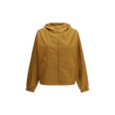 Gucci Beige Nylon-Shell-Jacke