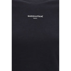 Maison Kitsuné Black Cotton T-Shirt