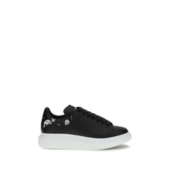 Alexander McQueen Schwarze Kalbsleder Bos Taurus Chunky Sneakers