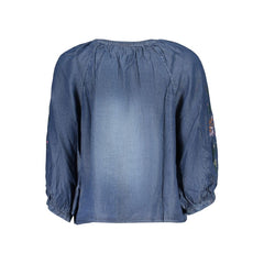 Desigual Blue Lyocell Women's Shirt