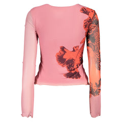 Desigual Rosa Viscosa Women T-Shirt