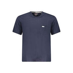 Guess Jeans Herren T-Shirt aus Bio-Baumwolle, Blau