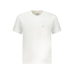 Guess Jeans Bianco Baumwolle Herren T-Shirt