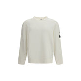 C.P. Company White Cotton Sweatshirt