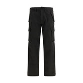 Burberry Black Cotton Cargo Pants