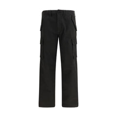Burberry Cargohose aus schwarzer Baumwolle