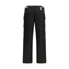 Burberry Cargohose aus schwarzer Baumwolle