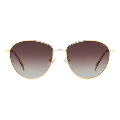 Polaroid Gold Stainless Steel Sunglasses