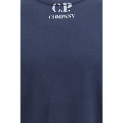 C.P. Company Blaues Baumwoll-T-Shirt