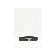 Ferragamo Brown Calf Leather Bos Taurus Regular Belt