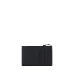 Balenciaga Portemonnaie aus schwarzem Kalbsleder Bos Taurus