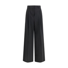 Max Mara Schwarze Freizeithose aus Polyester
