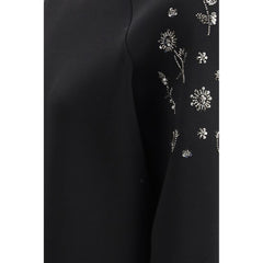 Max Mara Black Polyester Sweatshirt