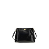 Dolce & Gabbana Schwarze Schultertasche aus Kalbsleder