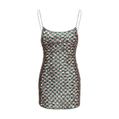 Oséree Multicolor Polyester Cocktail Dress