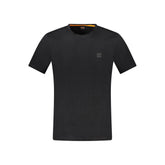 Hugo Boss Black Cotton Men T-Shirt