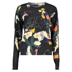 Desigual Schwarzer Viskose-Pullover für Damen