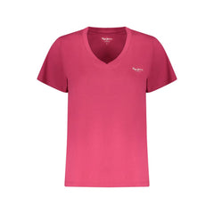 Pepe Jeans Rosa Cotton Women T-Shirt