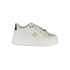 Laura Biagiotti Bianco Polyurethan Damen Sneaker