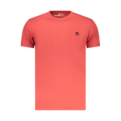Timberland Red Organic Cotton Men T-Shirt