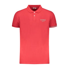 Iceberg Red Cotton Herren Polohemd