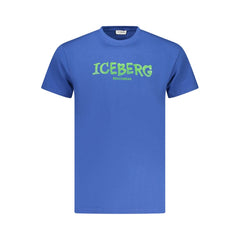 Iceberg Blue Cotton Men's T-Shirt