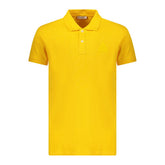 Iceberg Yellow Cotton Mens Polo Shirt