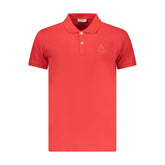 Iceberg Rosso Cotton Mens Polo Shirt