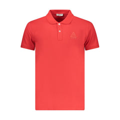 Iceberg Rosso Cotton Mens Polo Shirt