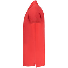 Iceberg Rosso Cotton Mens Polo Shirt