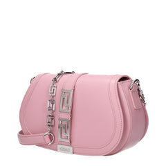 Versace Schultertasche aus pinkem Leder