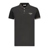Iceberg Black Cotton Men Polo Shirt
