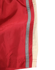 Dolce & Gabbana Rote Herren-Badeshorts aus Polyester mit Tunnelzug