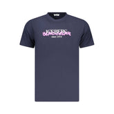 Iceberg Neon Blue Cotton Mens T-Shirt