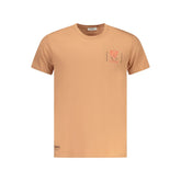 Iceberg Marrone Cotton Men T-Shirt