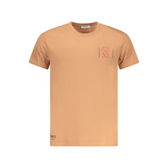Iceberg Marrone Cotton Men T-Shirt